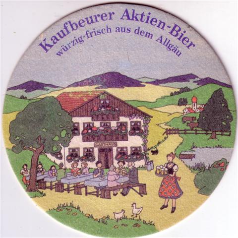 kaufbeuren kf-by aktien rund 4b (215-almmotiv zeichnung)